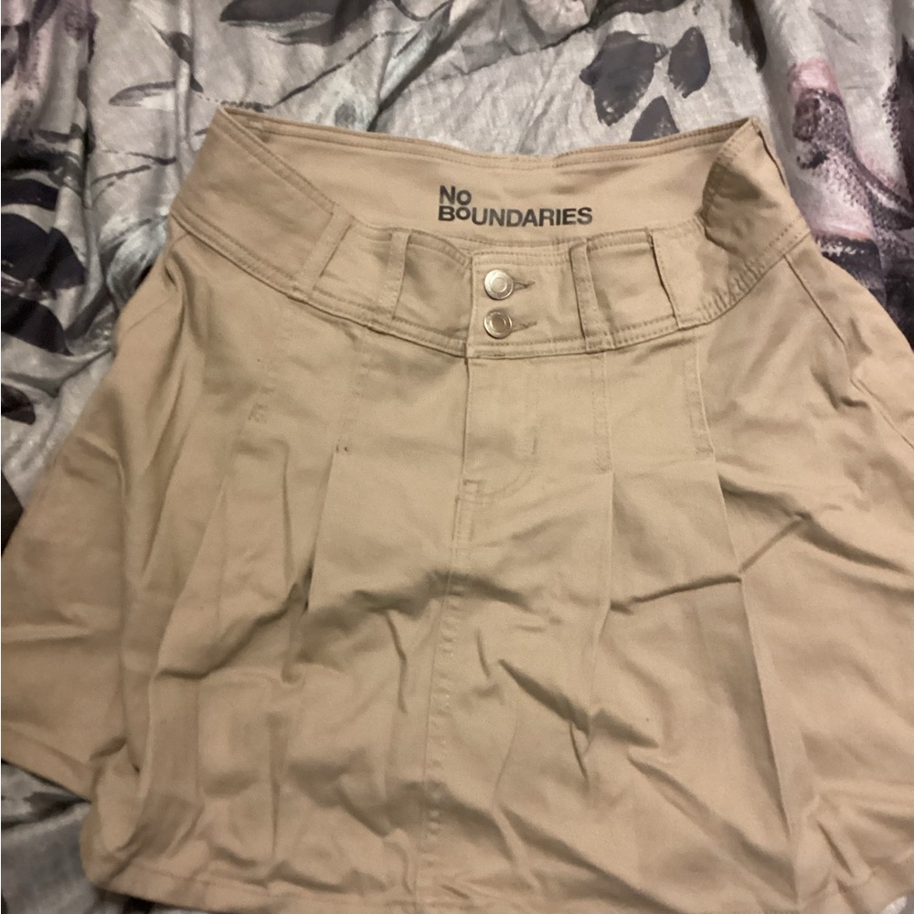 No Boundaries Women's Khaki Skort